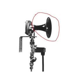 Spare Thermoplastic Flare Horn for MKTV 75/800Hz